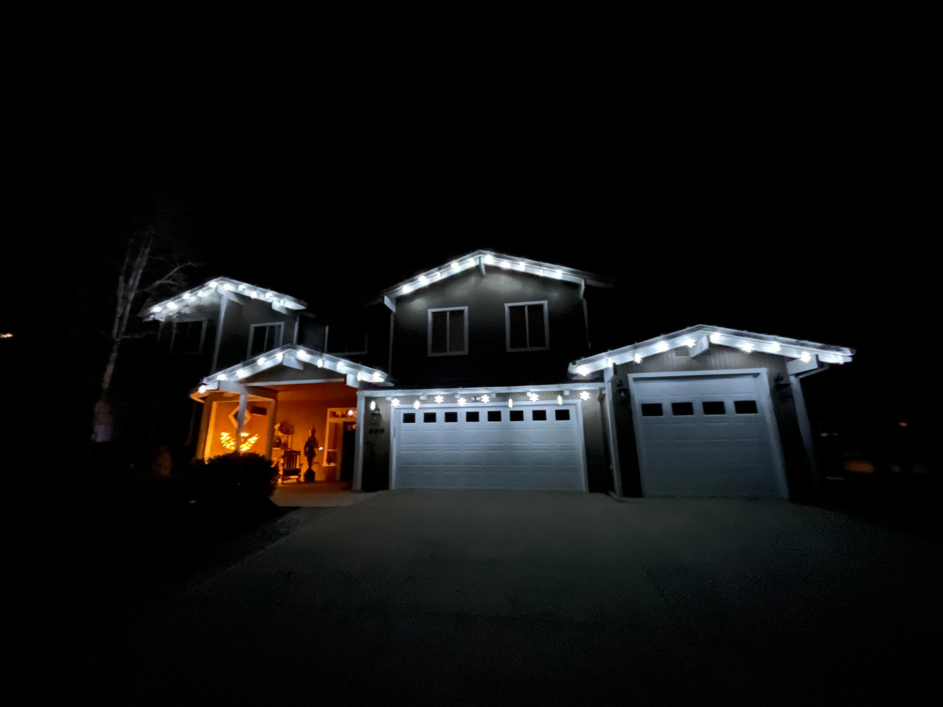Christmas Light Installation — after