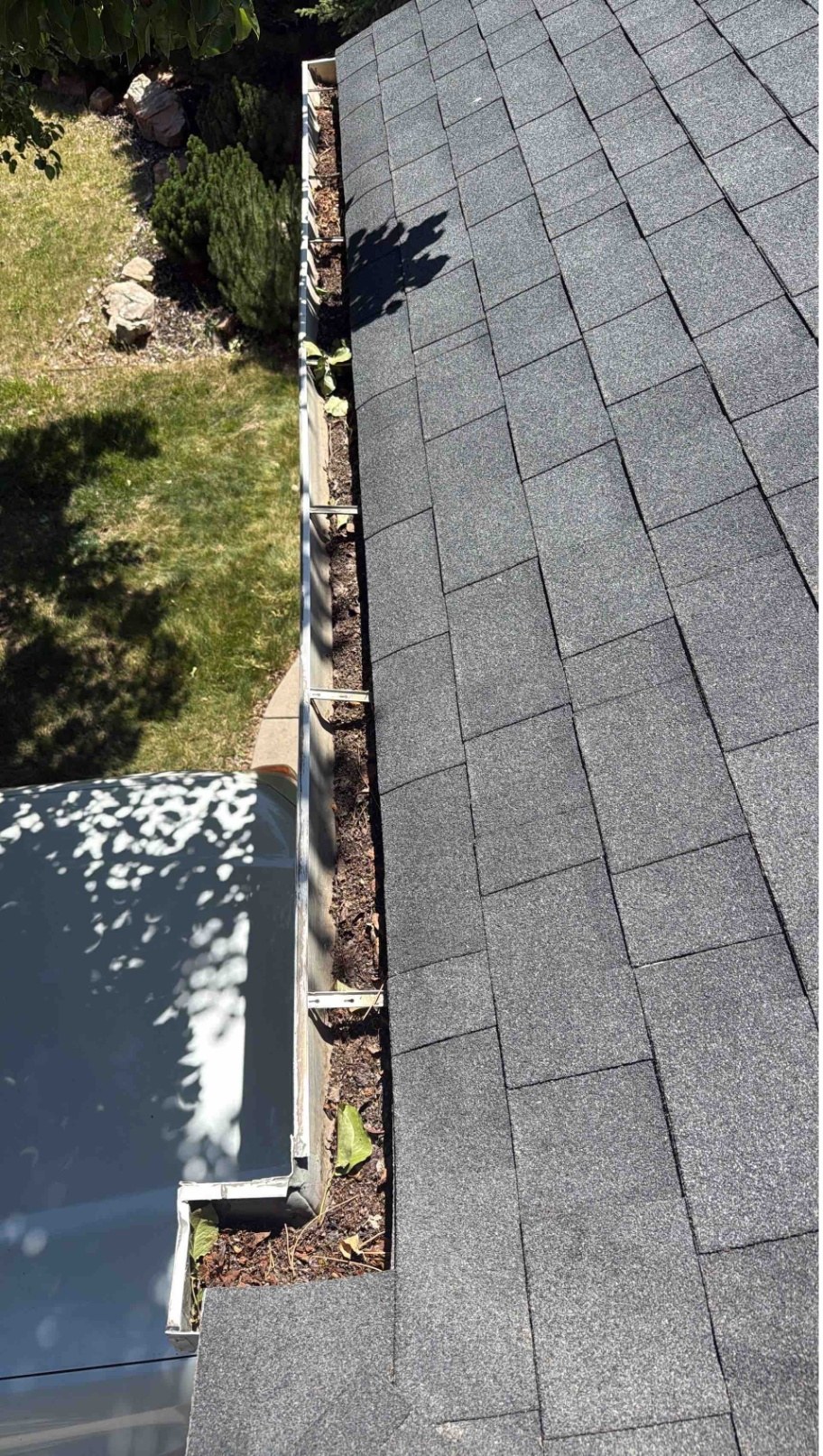 Gutter Cleaning — before