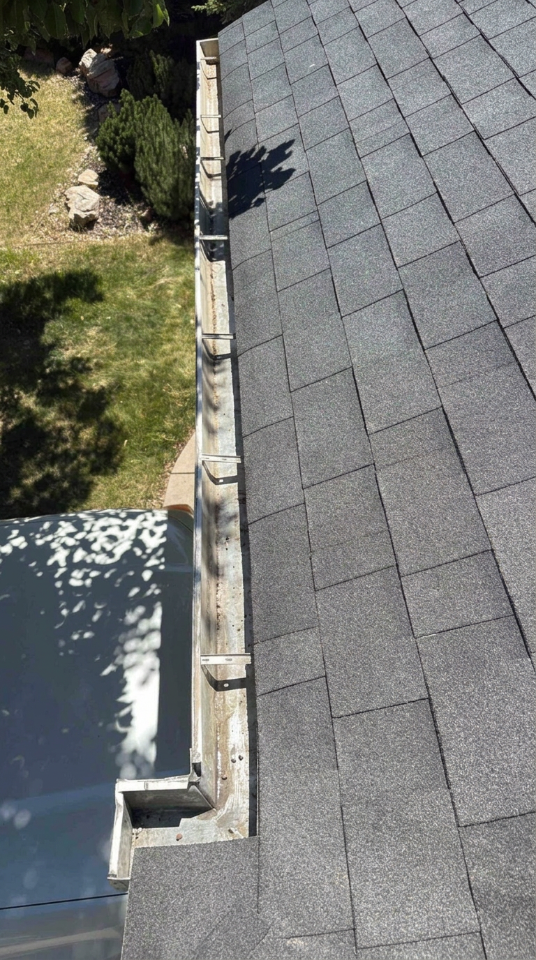 Gutter Cleaning — after